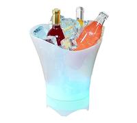 LED Ice Bucket Speaker, 5L Large Capacity Wine Ice Bucket with Bluetooth Speaker, Multi Colors Changing Ice Bucket Drink Container for Bar Party Home Clubs