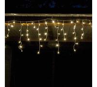 Led Icicle Light Chain 4m 168 LEDs Christmas Lights Garden Decoration Warm White