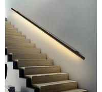 LED Illuminated Aluminum Handrail, Wall Mounted Safety Rail with Light for Enhanced Visibility on Stairs, Indoor Outdoor Use