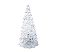 LED Illuminated Christmas Tree Ornament Durable with Button Battery Powered for Christmas Party Decoration