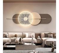 LED Illuminated Wall Art Mural, Modern 3D Decorative Panel for Bedroom, Living Room, and Office Decor