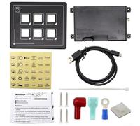 LED Illuminated Waterproof Touch Panel On/Off Switch for 12 24V Vehicles