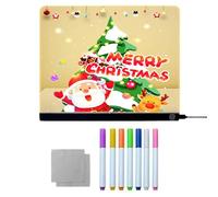 LED Illuminated Writing Boards, Acrylic Dry Erase Boards with Lighting, Reusable Acrylic Note Board, Luminous Memo for Home, Crafts, Games, Practice, Travel, Party, Teaching, Entertainment