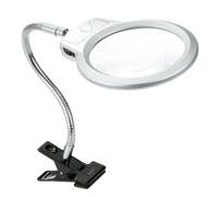 LED Illuminating Magnifier Adjustable Magnifying Lamp Clip on with Metal Hose (No Battery) LED Magnifying Lamp Clip on111