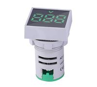 LED Indicator Light Mini Digital Display Voltmeter Signal Lamp for Circuit Equipment (Green)