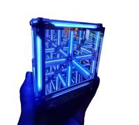 LED Infinity Mirror Light 4D Acrylic Cube Night Lamp with One Touch Control 2000mAh Battery Cool Decorative Lighting for Bedroom Endless Abyss Effect