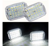 LED Interior Dome Light 24 Chips White for Van(2Pcs) | 24 high power chips, 600 lumens output, 6000K xenon white, plastic housing, direct OEM fitment
