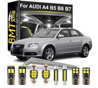 LED Interior Light Kit Replacement for AUDI A4 S4 RS4 B5 B6 B7 Sedan Wagon 1994 1995 1996 1997 1998 1999 2000 2001 2002 2003 2004 2005 2006 2007 2008, Super Bright 6000K White
