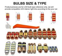 LED Interior Number Plate Trunk Light Kit, For Suzuki Forenza Reno Equator Celerio Wagon R R+ Car Reading Map Bulbs