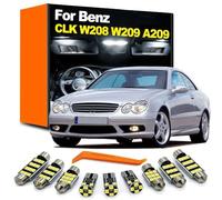 LED Interior Reading Map Dome Light Kit, For Mercedes Benz CLK W209 C209 W208 C208 A209 A208 1998-2010 Car Bulb Accessories