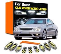 LED Interior Reading Map Dome Light Kit, For Mercedes Benz CLK W209 C209 W208 C208 A209 A208 1998-2010 Car Bulb Accessories