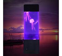LED Jellyfish Lamp, Colorful Aquarium Mood Light, Realistic Simulation Jellyfish Light, USB Powered, Automatic Shutdown, Best Gift for Kids and Adults with Stress, 7-Color