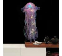 Led Jellyfish Lantern - 1 Pc Jellyfish Lamp | Mermaid Jelly Fish Night Light | Dazzling Appearance, Carrying Pole, Button Battery (AG13) Included