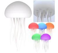 LED Jellyfish Night Light,RGB Gradient Bedside Lamp Voice Control,Jellyfish Atmosphere Table Lamp with Type-C Charging,Jelly Fish Mood Lamp with Dancing Legs for Bedroom Living Room (Hanging)