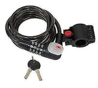 M-Wave Digit Spiral Lock - Black