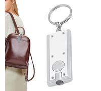 LED Keychain Light - USB Rechargeable Flashlight | Battery Powered Ultra Bright Tiny Keyring Flashlight, Bright Key Ring Torch for Hiking, Travel, and Safety, Lightweight LED Keychain, Compact Ev