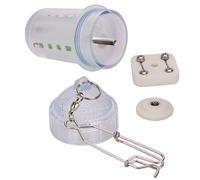 LED Lamp - High Power Underwater Fish Attraction Beacon, Battery Operated Compact Lure Lamp, Marine Grade Light Line | for One