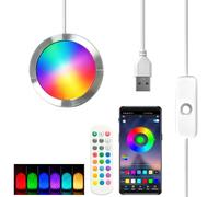LED Lamp Kit 001 Compatible with Bambu Lab H2D /A1/A1 Mini/P1S/P1P/X1C, 3D Printer LED Light Kit with Remote Control, 5V USB Powered RGB Lighting for MakerWorld Maker's Supply DIY Hardware Kit