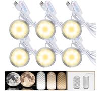 LED Lamp Kit 001 Three Colors for Bambu Lab H2D/A1/A1mini/P1S/P1P/X1C Makerworld & for anycubic Makeronline 3D Printed DIY Hardware Model Spare Parts 5V USB Powered, 3000K Warm Light (6)