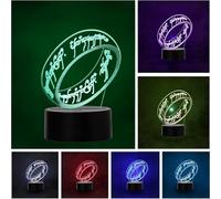 LED Lamp One True Ring LOTR Color Changing USB Night Light and Decoration