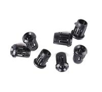 LED Lamp Socket Diode Holder 50Pcs, Plastic Black Clip Bezel Mount Useful 3mm 5mm 8mm (3mm)