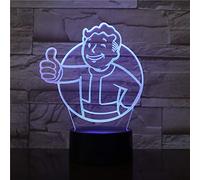 LED Lamp Vault Boy Fallout Color Changing USB Night Light and Decoration