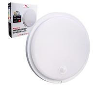 LED Lamp with PIR Motion Sensor Outdoor Light White 10W IP65