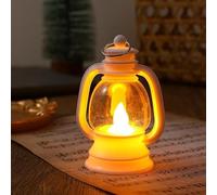 LED lamp with vintage For PONY styling and warm energy efficient illumination, perfect for adding nostalgic charm to bar and festive decorations (White)