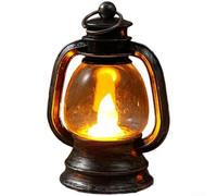 LED lamp with vintage For PONY styling and warm energy efficient illumination, perfect for adding nostalgic charm to bar and festive decorations (Silver)