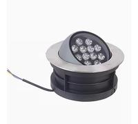 LED Landscape Lamp - Outdoor Buried Lights, 15-60 Degrees Adjustable, IP67 Waterproof Recessed Spotlight, Garden Courtyard Decorative Floor Lighting - 9W