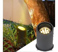 LED Landscape Lamp - Outdoor Buried Lights, AC 220V Adjustable Angle LED Spotlight, IP67 Waterproof Recessed Floor Lamp, Garden Decorate Ground Light, Easy To Install Floodlights