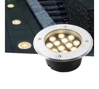 LED Landscape Lamp,Outdoor Waterproof LED Well Lights - IP67 Stainless Steel Landscape Spotlights for Patio, Pathway & Driveway - Energy Efficient AC85-265V White Illumination