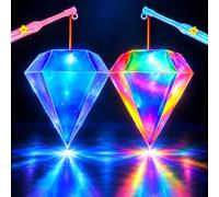 LED Lantern Craft Set, Portable Multicoloured Lantern with Rod LED | St Martin Lantern, DIY Homemade Lantern, Martin's Lantern with Lantern Stick, for Martin's Parade Christmas Halloween