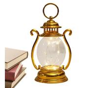 Led Lantern - LED Vintage Lantern | Retro Decorative Hanging Lanterns, Battery Operated Rustic Lanterns, Old Fashioned Nightstand Lamps, Antique Outdoor Lamp for Camping, Hiking, Tabletop