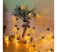 LED Lantern Room Bedroom Decoration Wrought Iron Pineapple USB Interface Light (4 m USB Style)