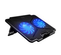 LED Laptop Cooling Pad Gaming Laptop Coolers Laptop Fan Cooling Stand With Quiet Cooling Fan 2 USB Port For Laptop Notebook Accessories