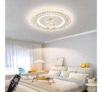 Led Large 110W Living Room Lamp Black Ring with Remote Control Ceiling Light Bedroom Acrylic Lampshade Kitchen Office 's Room Lighting, White, a Styles