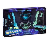 LED Laser Shooting Target Set - Practice Your Aim And Take On Your Friends With The LED Laser Shooting Target Set - 10 X AA Batteries Not Included