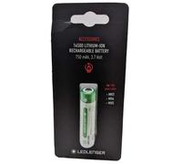 Led Lenser Li-Ion 14500 750 mAh Rechargeable Battery White Green