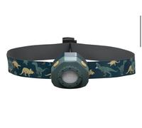 Led Lenser Kids Head Torch KIDLED4R Green Dinosaur Pattern Children’s LEDLENSER