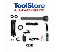 Led Lenser X21R Rechargeable Torch Flashlight LED Searchlight Spot Lig