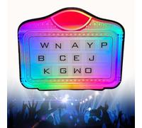 LED Letter Board Sign, Customizable VIP Service Sign with Color Change and Changeable Letters - Ideal for Clubs, Parties, and Bars