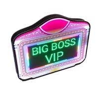 LED Letter Bottle Presenter - App Control LED Message Sign Acrylic Board Nightclub Bottle VIP Sign with Led Screen for Club Night Club Party Bar