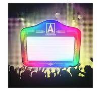 LED Letter Bottle Presenter - Custom Color-Changing Billboard with Replaceable Letters Remote Control for VIP Service Club Bar Party(Color2)