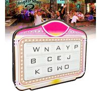 LED Letter Bottle Presenter for VIP Bottle Service Sign Display Lights - Changeable Letters with Numbers, Happy Birthday, VIP Service for Club Party Bar