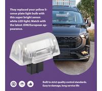 LED Licence Number Plate Light White For Transit Tourneo MK5 MK6 MK7