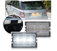 LED License Number Plate Light For Land-Ro/ver Discovery 3 LR3 Discovery 4 LR4 L319 Freelander 2 LR2 L359 Rang Rover Sport L320 2pcs White Tag Lamps