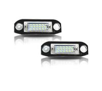 LED License Plate Light Lamp,Led Number Plate Ligh 2pcs White light Error Free Number License Plate Lights Fit use for S80 XC90 S40 V60 XC60 S60 C70 V50 XC70 V70 Tag