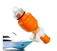 LED Life Ring Flashlight - Floating Signal Lamp | Electronic Visual Flare | High Visibility Light for Boat, Kayak, Safety at Sea, Emergency Rescue, Night Navigation, Water Activities