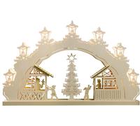 LED Light Arch 7 Pieces "Christmas Market" 52.0 X 32.0 X 4.5 Cm New